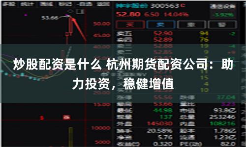 炒股配资是什么 杭州期货配资公司：助力投资，稳健增值